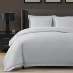 pure parima egyptian cotton ultra percale duvet cover steel