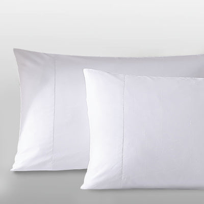 Pure Parima Egyptian Cotton Sheets Ultra Sateen Pillowcase Set | Hotel Collection#color_white