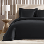 pure parima egyptian cotton yalda comforter black