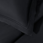 pure parima egyptian cotton yalda duvet cover black