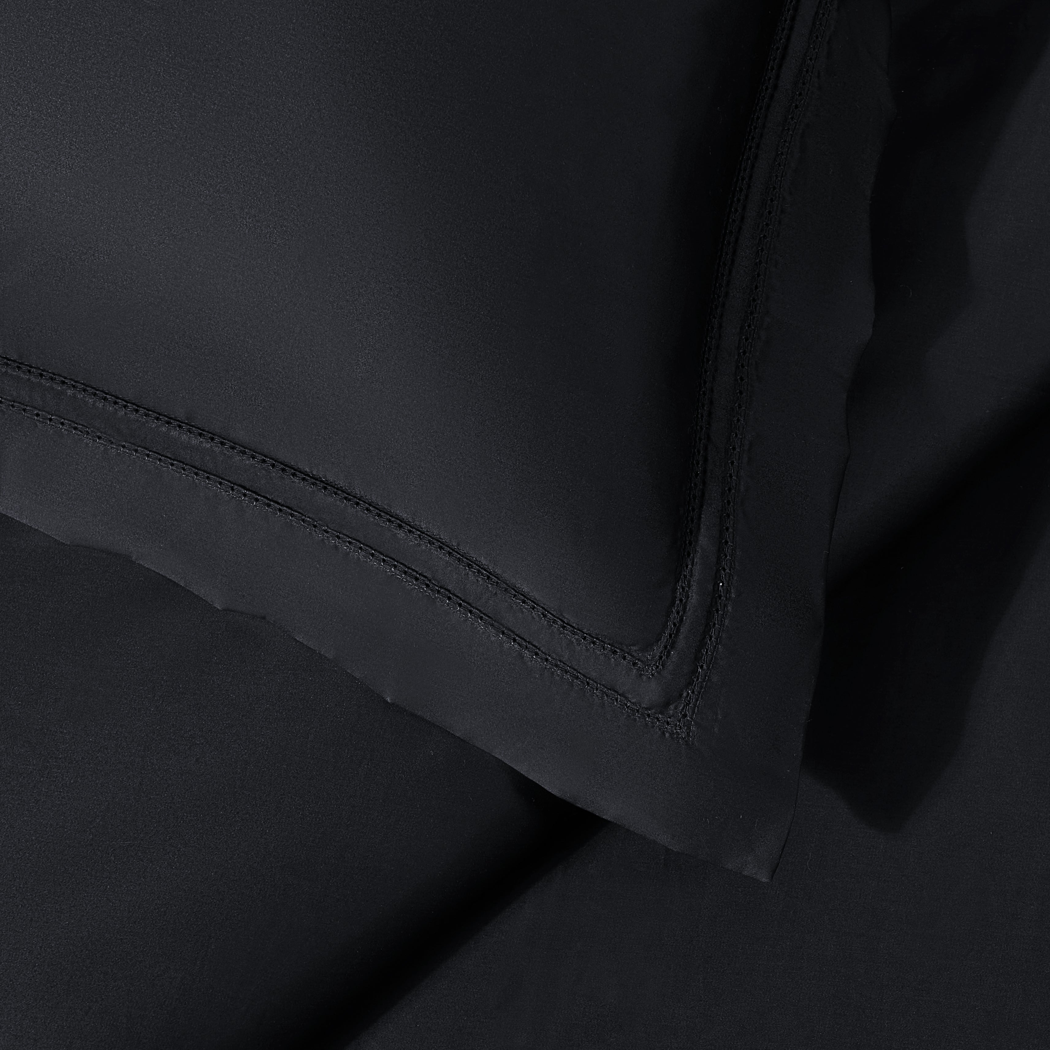 pure parima egyptian cotton yalda duvet cover black