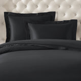 pure parima egyptian cotton yalda duvet cover black