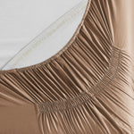 pure parima sateen fitted sheet copper
