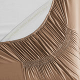 pure parima sateen fitted sheet copper