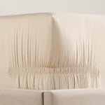 pure parima sateen fitted sheet cream