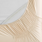 pure parima sateen fitted sheet cream
