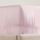 pure parima sateen fitted sheet pink