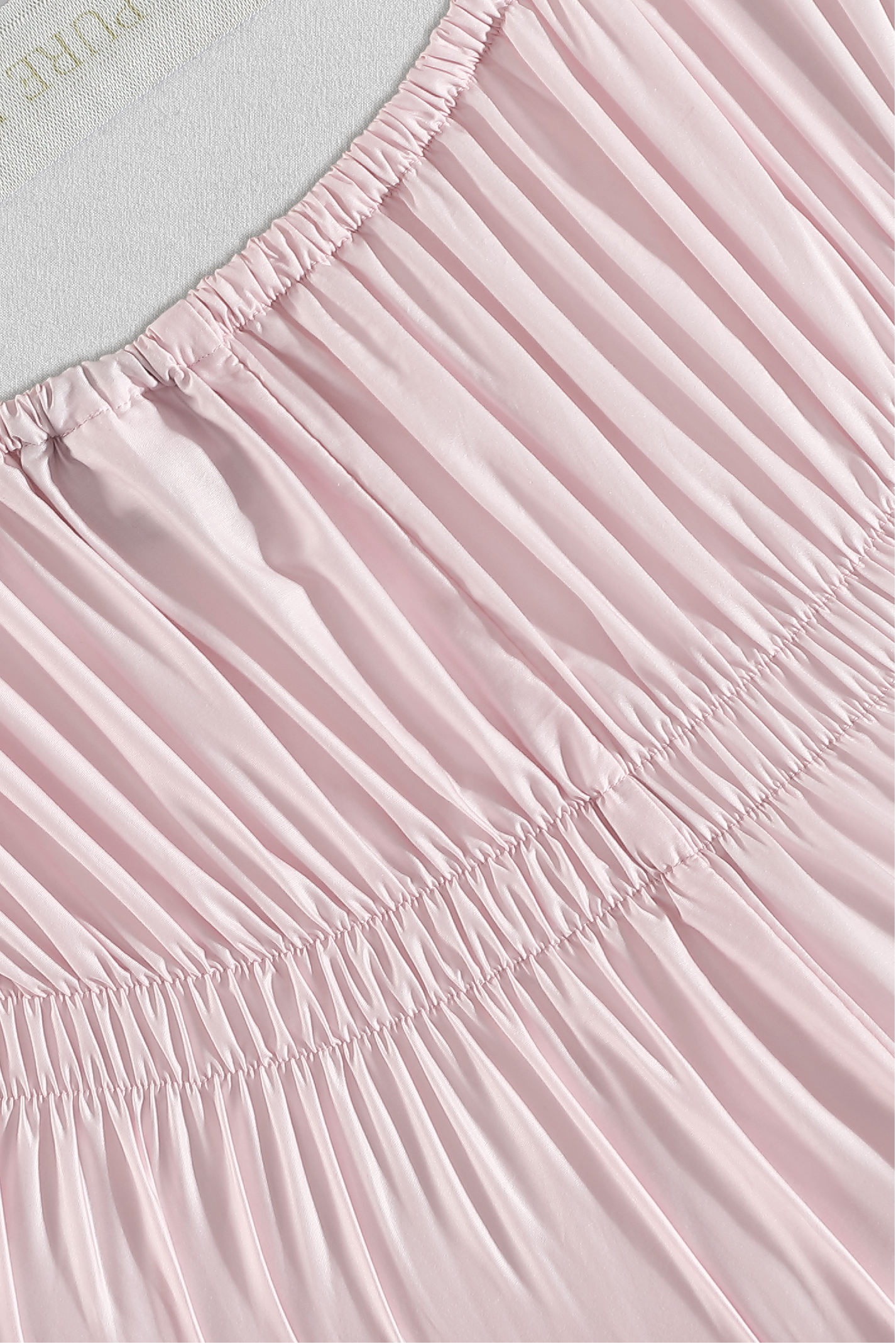 pure parima egyptian cotton sateen adjustable fitted sheet pink