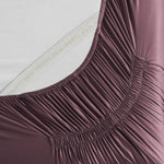 pure parima sateen fitted sheet raisin