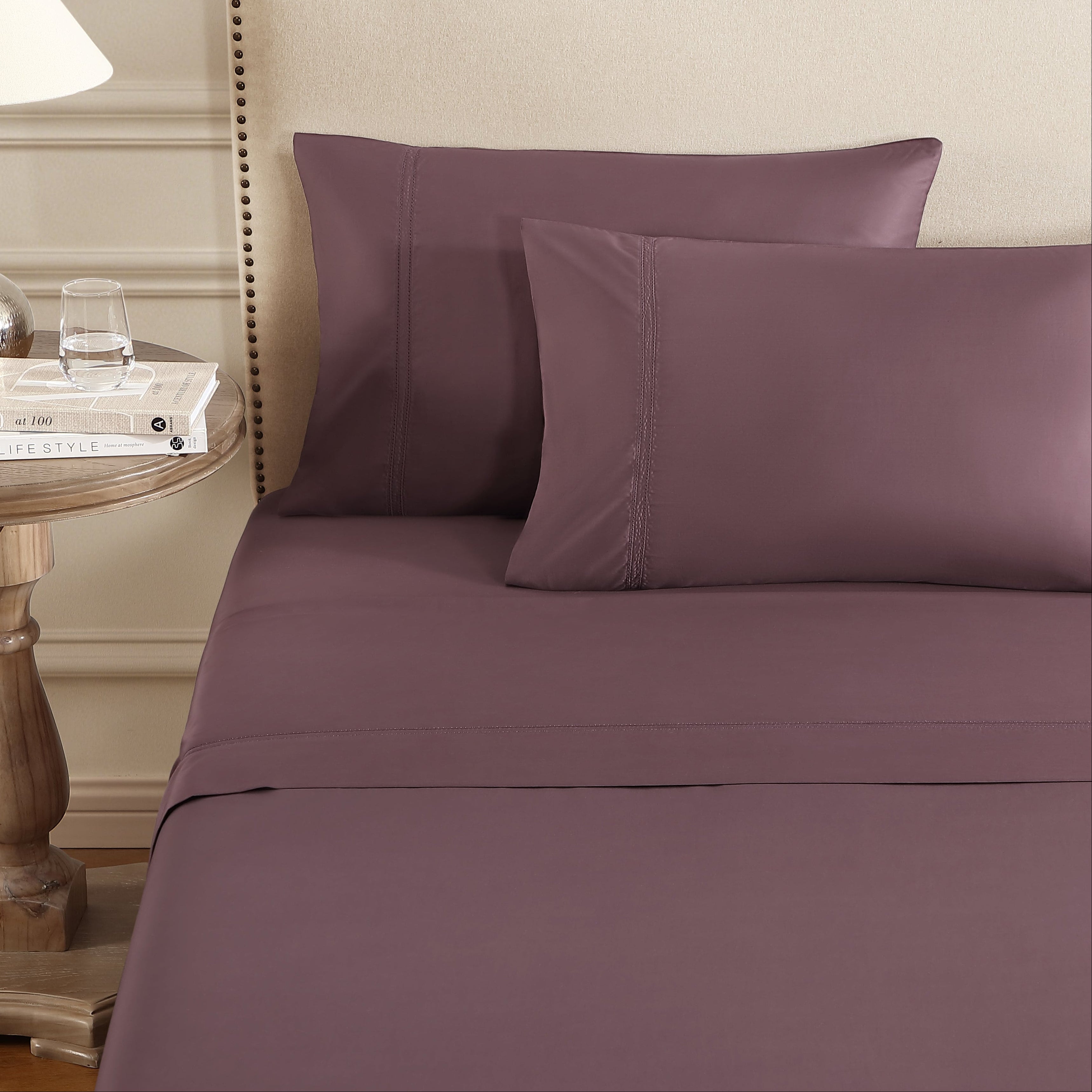 pure parima yalda sheet set raisin