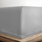 pure parima egyptian cotton adjustable fitted sheet#color_grey