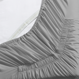 pure parima egyptian cotton adjustable fitted sheet#color_grey