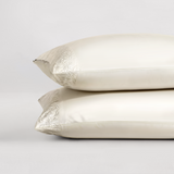 pure parima egyptian cotton ariane pillowcase ivory