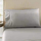 pure parima egyptian cotton ariane pillowcase grey