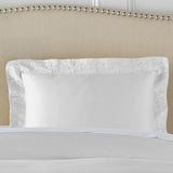 pure parima egyptian cotton ariane single sham white