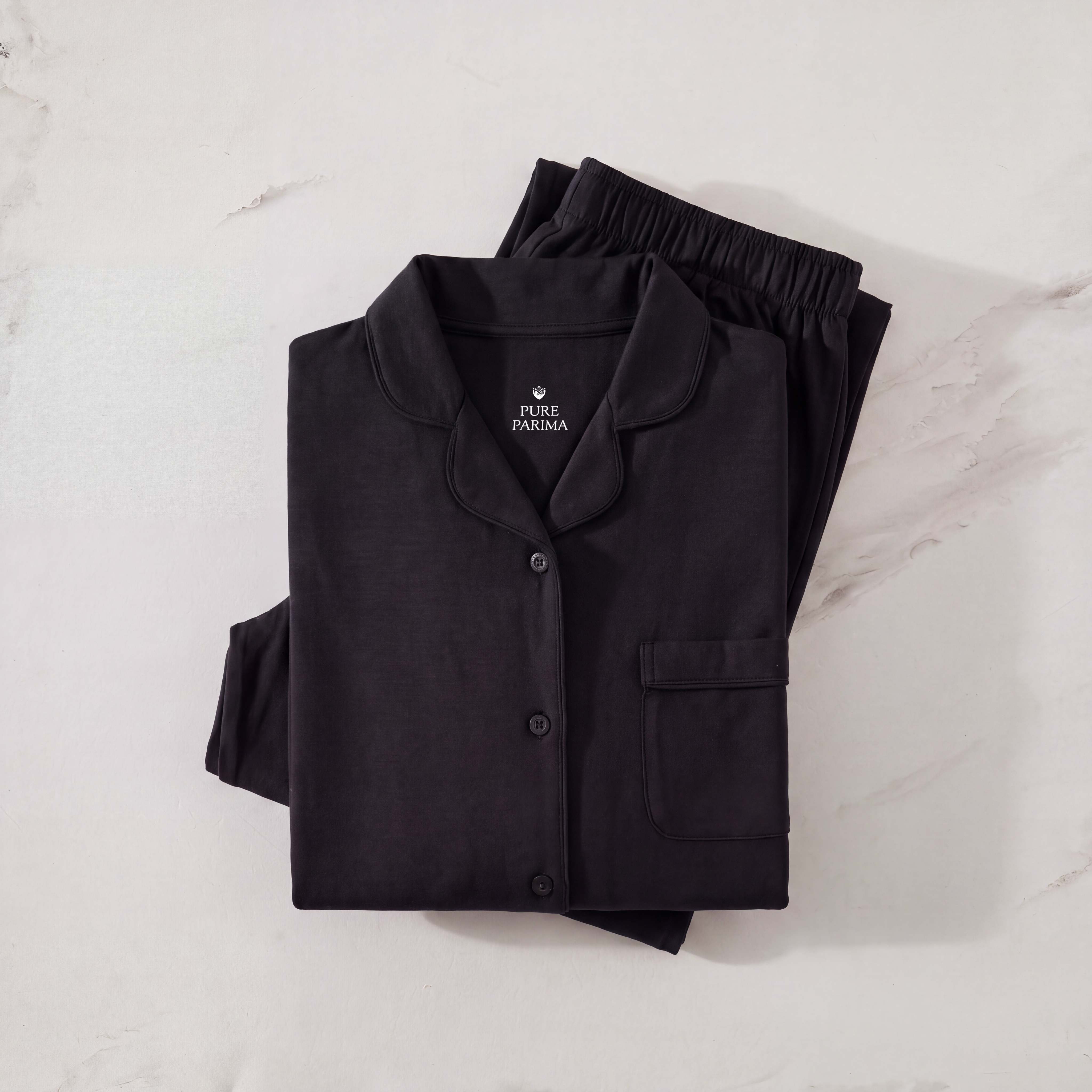 Soft-Knit Long Sleeve Pajama Set
