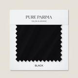 signature sateen swatch black
