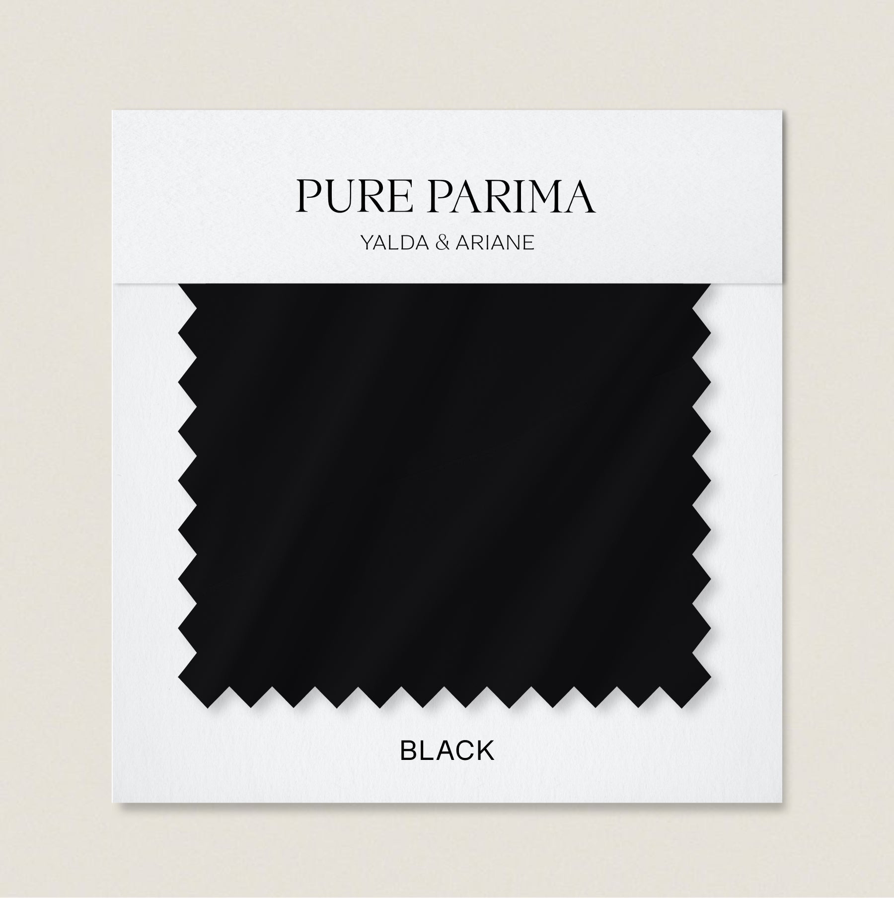 signature sateen swatch black