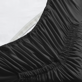 Pure Parima Egyptian Cotton Sheets Ultra Percale Fitted Sheet#color_carbon