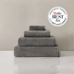 pure parima egyptian cotton plush towels charcoal