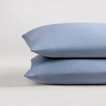 pure parima egyptian cotton european linen pillowcase set dusk