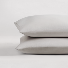 pure parima egyptian cotton european linen pillowcase set moon