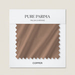 signature sateen swatch copper
