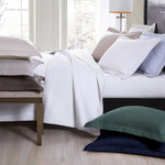 pure parima egyptian cotton diamond quilted coverlet
