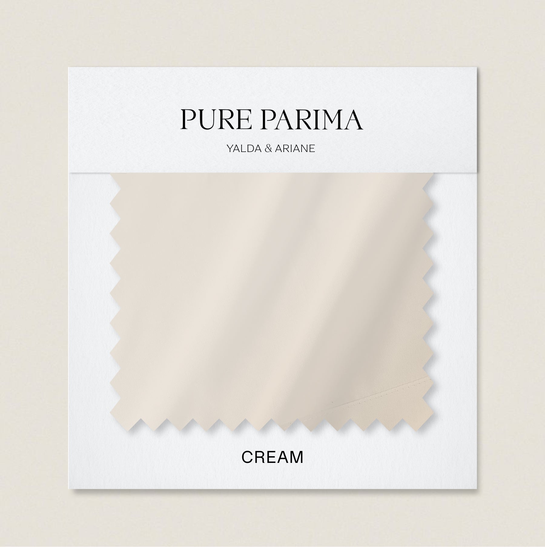 signature sateen swatch cream