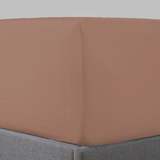 Pure Parima Egyptian Cotton Sheets Sateen Fitted Sheet#color_canyon