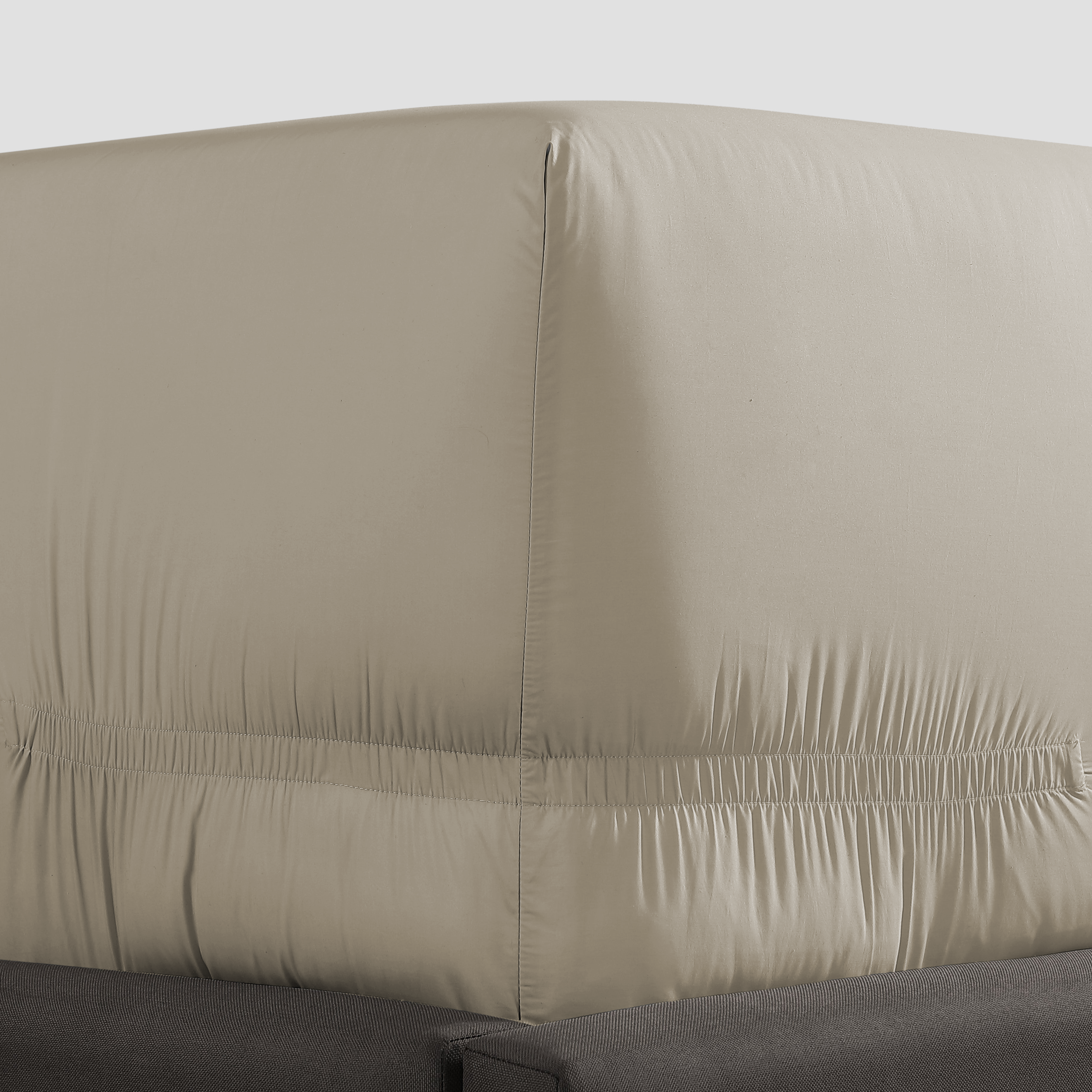 pure parima egyptian cotton fitted sheet ultra percale flax
