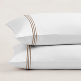 pure parima egyptian cotton triple luxe sateen pillowcase gold