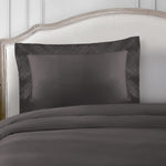 pure parima egyptian cotton hira sham charcoal