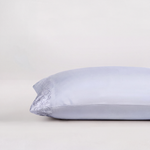 pure parima egyptian cotton ariane pillowcase single icy blue