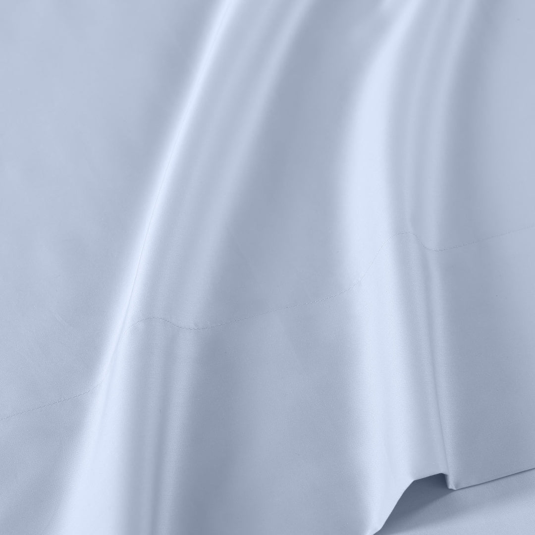 Pure Parima Egyptian Cotton Sheets Ultra Sateen Sheet Set#color_icy-blue icyblue
