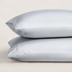 pure parima egyptian cotton pillowcase set ariane icy blue