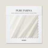 signature sateen swatch ivory