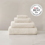 pure parima egyptian cotton plush towels ivory