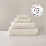 pure parima egyptian cotton plush towels ivory