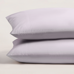 pure parima egyptian cotton ultra percale pillowcase set lilac