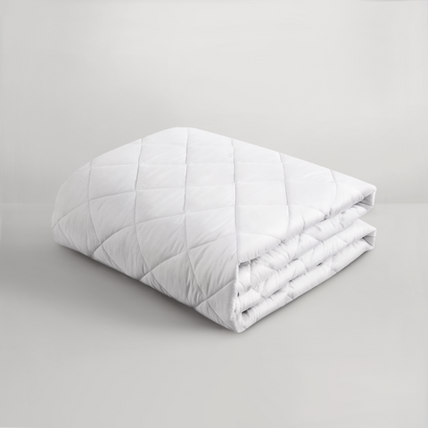 pure parima egyptian cotton percale mattress protector