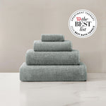 pure parima egyptian cotton plush towels meadow