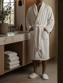 pure parima egyptian cotton bathrobe