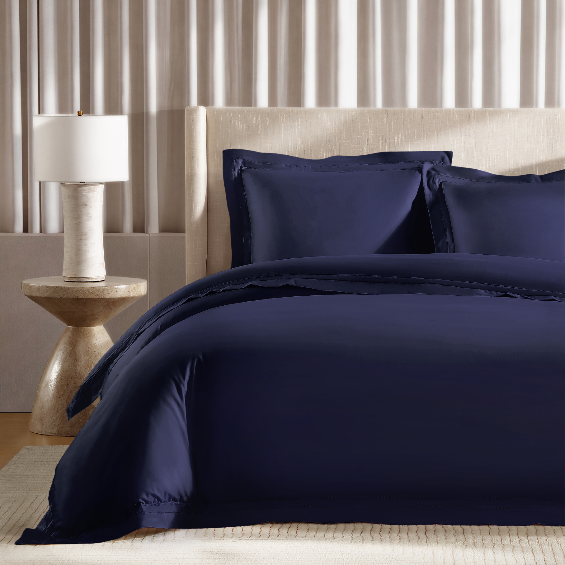 pure parima egyptian cotton yalda comforter midnight