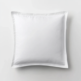 pure parima egyptian cotton percale euro sham#color_white