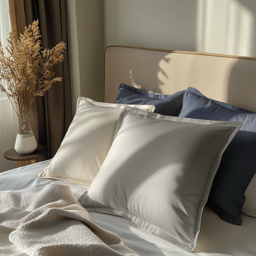 pure parima egyptian cotton percale euro sham#color_salt