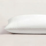 pure parima egyptian cotton single ultra percale pillowcase white