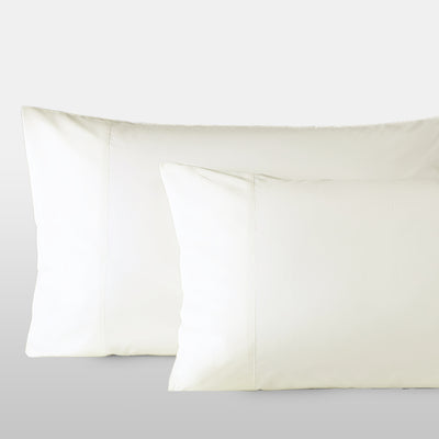 Pure Parima Egyptian Cotton Sheets Ultra Percale Pillowcase Set | Hotel Collection#color_bone