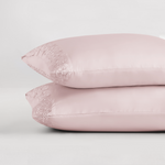 pure parima egyptian cotton ariane pillowcase set pink