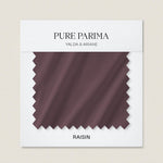 signature sateen swatch raisin